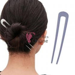 Accesoriu de par modern Japonez pentru cocuri din metal JPN00JJ Gri Cenusiu